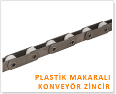 plastik makarali konveyor zincir